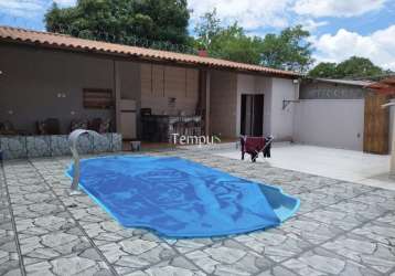 Casa em jardim helvécia, 3 quartos 1 suíte, com piscina, aparecida de goiânia/go