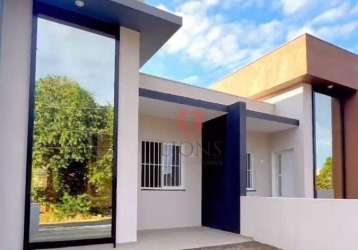 Casa com 2 dormitórios à venda, 50 m² por r$ 235.000,00 - mato alto - gravataí/rs