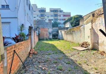 Vende-se terreno plano no bairro menino deus em porto alegre, próprio para comércio ou casa comercial, com 201,85 m².