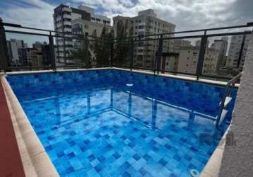 Maravilhosa cobertura com 4 dormitorios 2 suítes todos em porcelanatos  + 2 social ,dormitorios e salas com split , piscina privativa com lindo deck , 2 lareiras , cobertura totalmente mobiliada com m