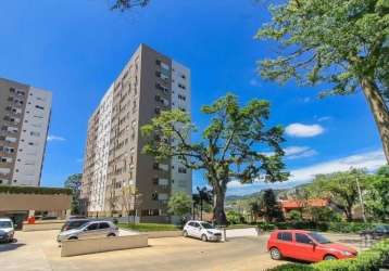 Apartamento de 2 quartos com 1 suíte  e vaga escriturada coberta  no bairro teresópolis, cozinha americana com churrasqueira e área de serviço, sala cm dois ambientes, banheiro social, amplos dormitór