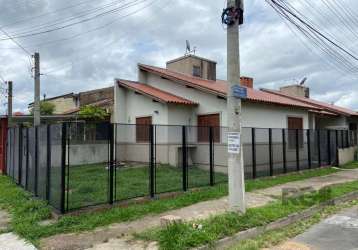 Ótima casa térrea de esquina com 2 dormitórios, desocupada, loteamento campos de ipanema, living para 2 ambientes, cozinha americana, área de serviço, 2 vagas. imóvel quitado e devidamente regularizad