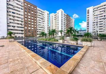 Apartamento lindo e moderno, semi mobiliado, ótima posição solar, poucos metros do iguatemi. apartamento de 2 dormitórios sendo 1 suíte, living 2 ambientes, linda cozinha americana planejada, área de 