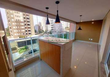 Apartamento com 3 dormitórios para alugar, 108 m² por r$ 5.445,00/mês - bosque das juritis - ribeirão preto/sp