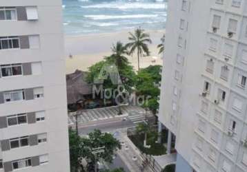 Apartamento à 30 metros da praia da pitangueiras, guarujá sp