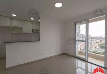 Apartamento tatuapé novo com 1 dormitório, sala ampla com sacada, cozinha planejada, andar alto, 1 vaga, lazer com piscina, academia, salão gourmet