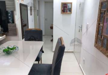 Apartamento à venda em mauá, no bairro parque são vicente, com 2 dormitórios, cozinha planejada, 1 vaga, 44 m² de área