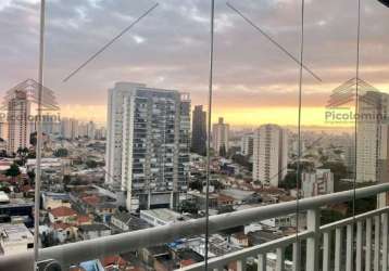 Apartamento para locação no elev vila prudente decorado, 45m² de área útil, a 600m da estação vila prudente, semi mobiliado, andar alto, sacada grill