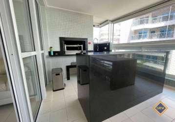 Apartamento com 4 dormitórios para alugar, 226 m²  - riviera módulo 07 - bertioga/sp