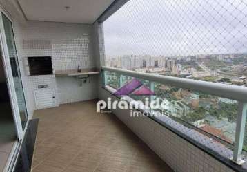 Apartamento com 4 dormitórios para alugar, 152 m² por r$ 7.620,00/mês - jardim aquarius - são josé dos campos/sp