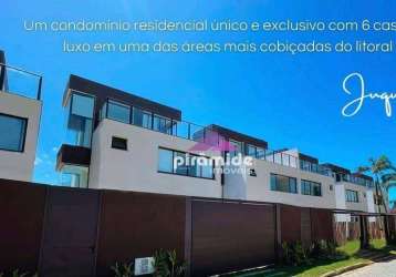 Casa com 3 dormitórios à venda, 163 m² por r$ 2.300.000,00 - juquehy - são sebastião/sp