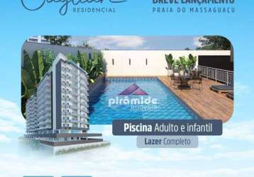 Apartamento com 2 dormitórios à venda, 71 m² por r$ 310.965,00 - massaguaçu - caraguatatuba/sp