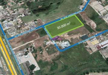 Terreno, 30000 m² - venda por r$ 12.100.000,00 ou aluguel por r$ 66.000,00/mês - bairro do grama - caçapava/sp