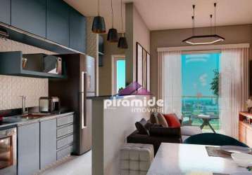 Apartamento com 2 dormitórios à venda, 56 m² por r$ 426.424,00 - indaiá - caraguatatuba/sp