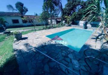 Casa com 6 dormitórios à venda, 350 m² por r$ 1.000.000,00 - porto novo - caraguatatuba/sp