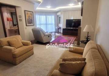 Apartamento com 4 dormitórios para alugar, 200 m² por r$ 6.631,03/mês - vila ema - são josé dos campos/sp