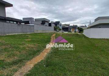 Terreno à venda, 300 m² por r$ 310.000,00 - condomínio terras do vale - caçapava/sp