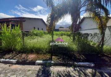 Terreno à venda, 250 m² por r$ 390.000,00 - massaguaçu - caraguatatuba/sp