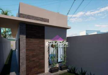 Casa com 2 dormitórios à venda, 101 m² por r$ 350.000,00 - balneário dos golfinhos - caraguatatuba/sp