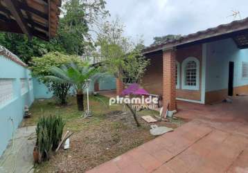 Casa com 3 dormitórios, 150 m² - venda por r$ 700.000,00 ou aluguel por r$ 4.000,01/mês - indaiá - caraguatatuba/sp