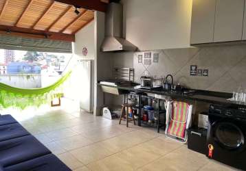 Apartamento cobertura em vila scarpelli, santo andré/sp