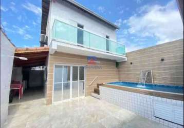 Casa com 2 quartos à venda na rua afrânio peixoto, 971, balneário esmeralda, praia grande, 150 m2 por r$ 424.000