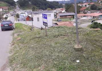 Terreno com 412,27m² no bairro schramm em são bento do sul-sc