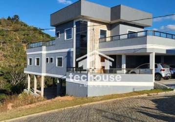 Casa com 3 dormitórios, 303 m² - venda por r$ 1.450.000,00 ou aluguel por r$ 6.028,00/mês - albuquerque - teresópolis/rj