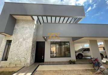 Casa alto padrão, com 3 suítes, 261 m² - taquaralto - palmas/to