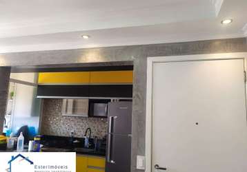 Vende apartamento 47m² todo planejado sem sacada r$265.000.00 portal dos ipes