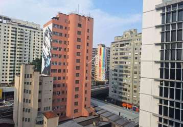 Apartamento com 1 dormitório, 35 m² - venda por r$ 390.000,00 ou aluguel por r$ 3.052,92/mês - higienópolis - são paulo/sp