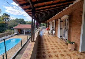 Lindíssima casa/chácara com 3 dormitórios à venda, 449 m² por r$ 1.100.000 - parque currupira - jundiaí/sp