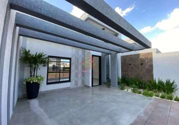 Casa térrea linda no trpoical iii com pé direito alto!!! - ca474