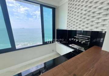 Apartamento com 4 dormitórios, 150 m² - venda por r$ 1.700.000,00 ou aluguel por r$ 10.000,00/mês - praia das pitangueiras beira mar - guarujá/sp