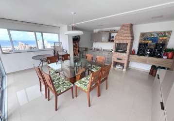 Cobertura duplex com 3 dormitórios à venda, 219 m² por r$ 1.550.000 - enseada - guarujá/sp