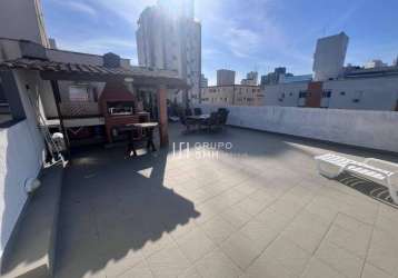 Cobertura com 3 dormitórios à venda, 180 m² por r$ 580.000,00 - jardim las palmas - guarujá/sp