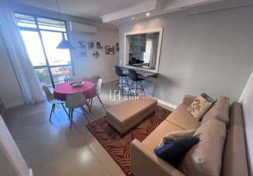 Apartamento com 2 dormitórios para alugar, 65 m² por r$ 3.500/mês - enseada - guarujá/sp