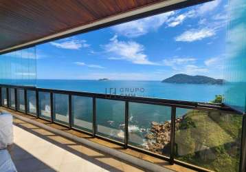 Apartamento com 5 dormitórios, 251 m² - venda por r$ 2.600.000,00 ou aluguel por r$ 13.000,00/mês - praia das asturias frente mar - guarujá/sp