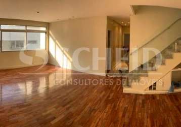 Cobertura duplex de 220m² na bela vista com 2 suítes e 2 vagas