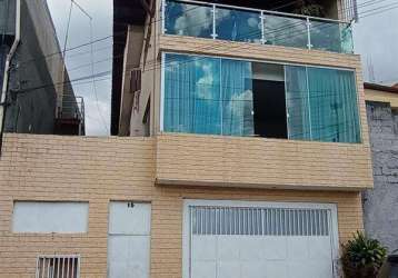 Sobrado comercial para locação em ferraz de vasconcelos, jardim lozano, 3 dormitórios, 3 banheiros, 2 vagas