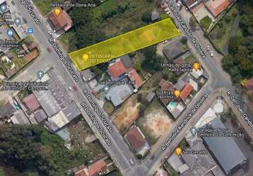 Excelente terreno comercial com 2 frentes  com 1314 m²  - centro - alm. tamandaré