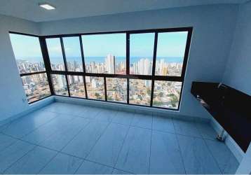 **aluguel de apto de 133m² com 3 suítes  c/ armários + dce no joão  agripino,  andar alto**