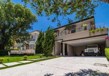 Casa em condomínio fechado com 4 quartos para alugar na avenida pacífico sul, 100, tamboré, santana de parnaíba, 488 m2 por r$ 37.100