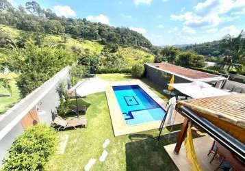 Casa em condomínio fechado com 4 quartos à venda na alameda vale da fragária, alphaville, santana de parnaíba, 255 m2 por r$ 2.745.000