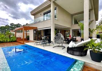 Casa em condomínio fechado com 4 quartos para alugar na avenida honório alvares penteado, tamboré, santana de parnaíba, 457 m2 por r$ 50.000