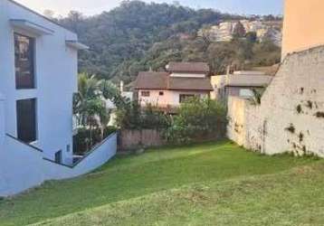 Terreno à venda na alameda vale do itajaí, alphaville, santana de parnaíba por r$ 548.000