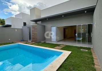 Casa térrea com piscina, são francisco, campo grande ms