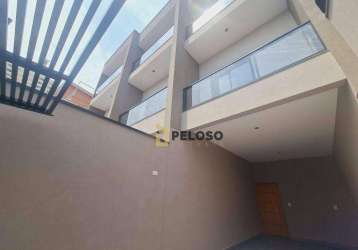 Sobrado novo à venda | 130m² | 3 suítes | 2 vagas | santa teresinha - são paulo