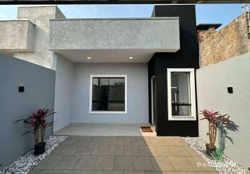 Casa com 2 dormitórios à venda, 60 m² por r$ 305.000,00 - siena - cascavel/pr