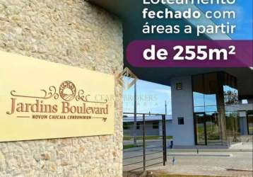 Lote no condomínio fechado  jardins  boulevard caucaia - 296 m² - fase 1